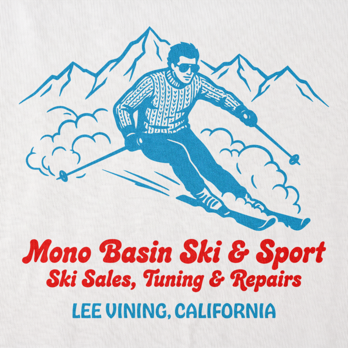 Mono Basin Ski & Sport front graphic
