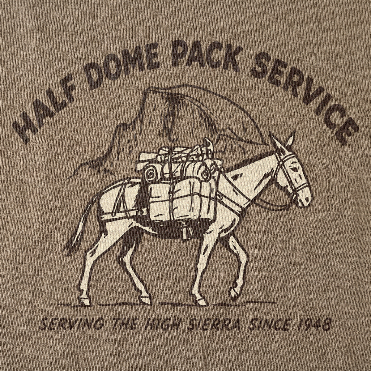 Half Dome Pack Service front graphic