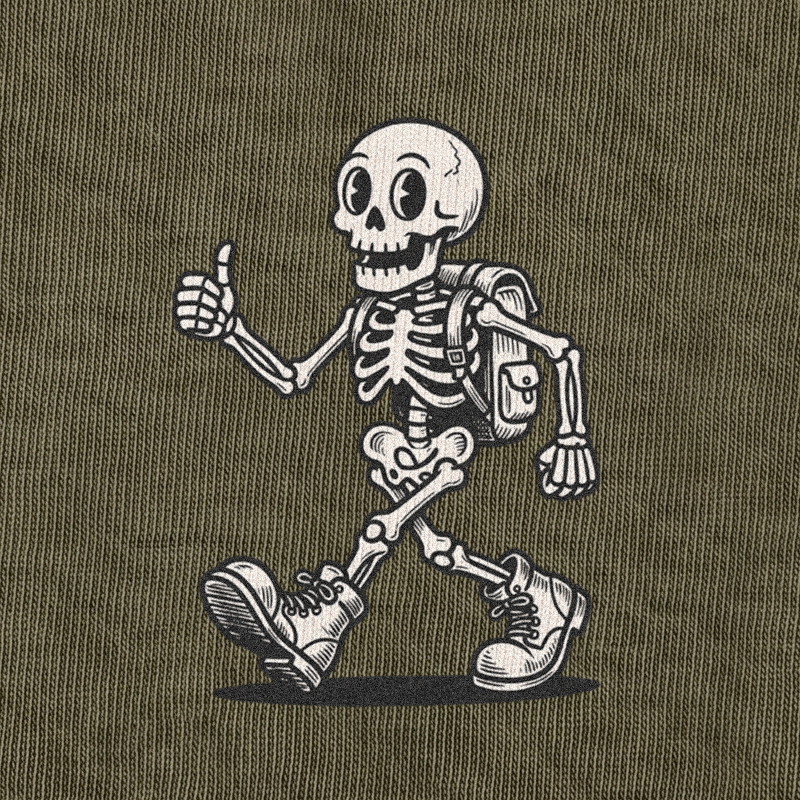Death Valley Hiking Club T-Shirt front graphic