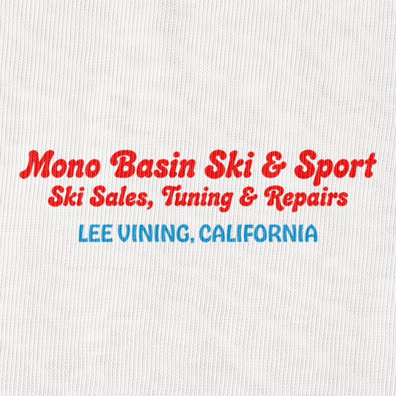 Mono Basin Ski & Sport front graphic