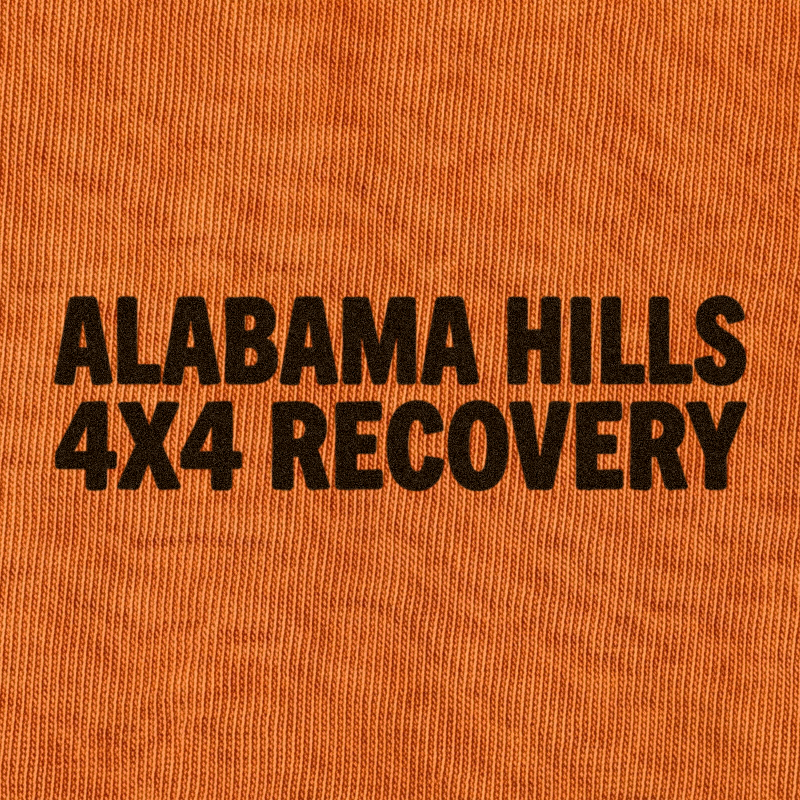 Alabama Hills 4x4 Recovery front graphic