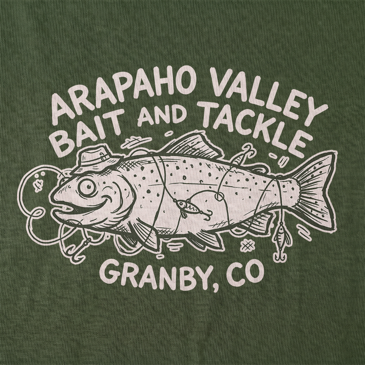 Arapaho Bait & Tackle front graphic