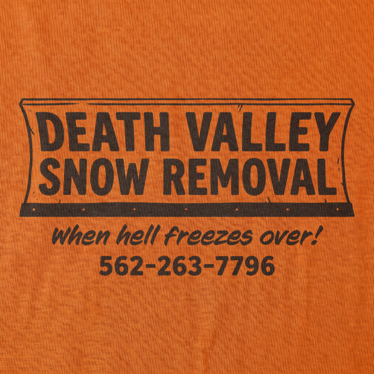 Death Valley Snow Removal front graphic