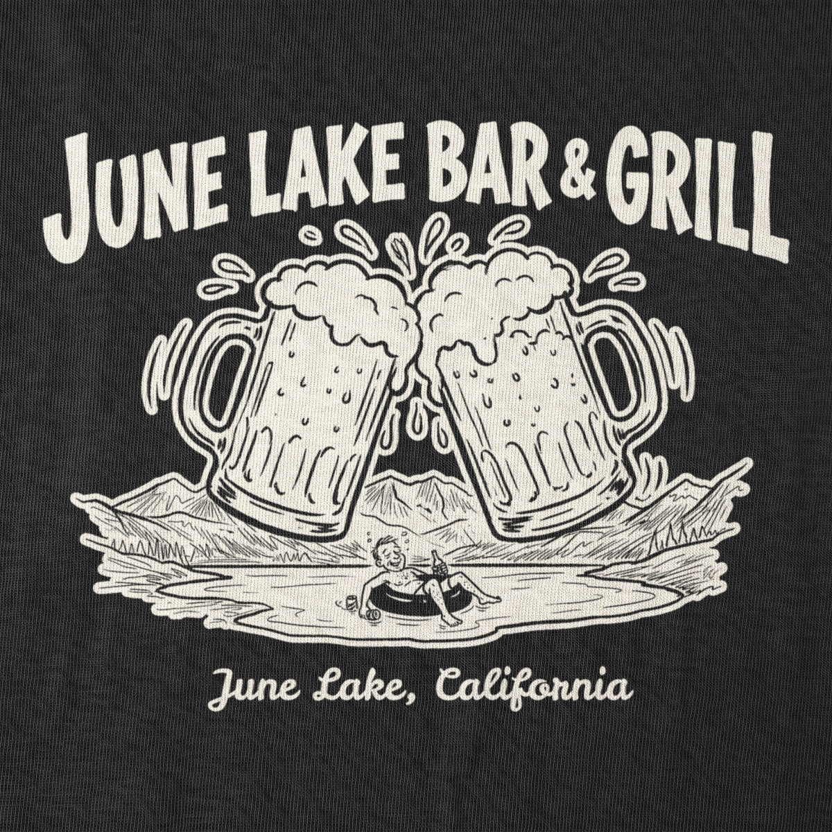 June Lake Bar & Grill front graphic