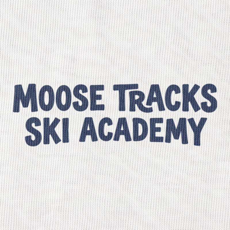 Moose Tracks Ski Academy front graphic